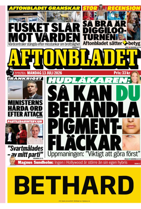 Cover of Aftonbladet