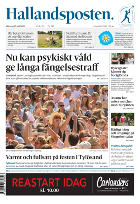 Cover of Hallandsposten