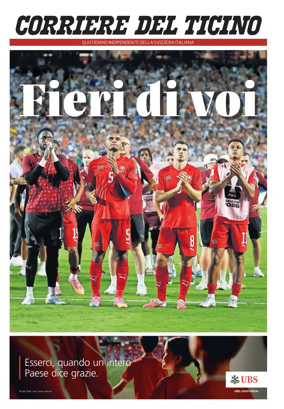 Cover of Corriere del Ticino