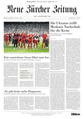 Cover of Neue Zurcher Zeitung