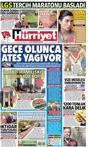 Cover of Hurriyet