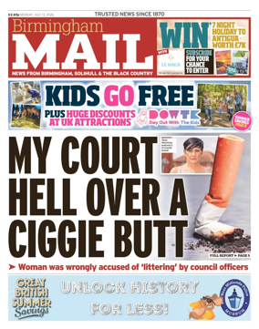 Cover of Birmingham Mail