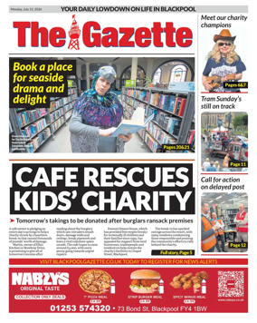 Cover of Blackpool Gazette