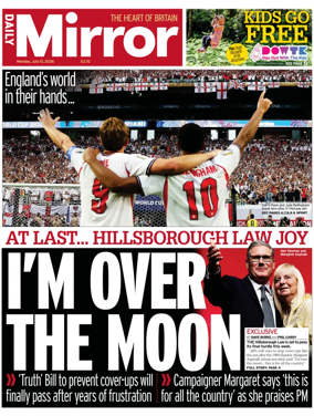 Cover of Daily Mirror