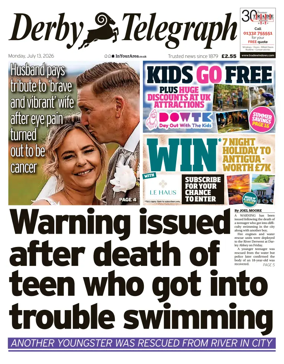 Cover of Derby Telegraph