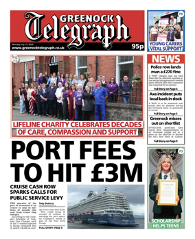 Cover of Greenock Telegraph
