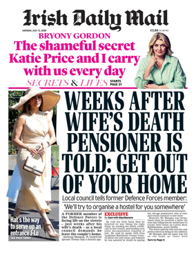Cover of Irish Daily Mail