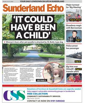 Cover of Sunderland Echo
