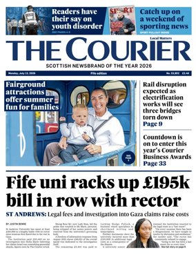 Cover of The Courier & Advertiser (Fife Edition)