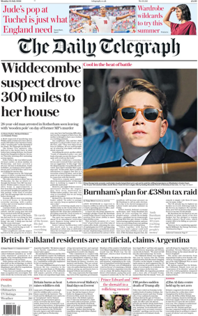 Cover of The Daily Telegraph
