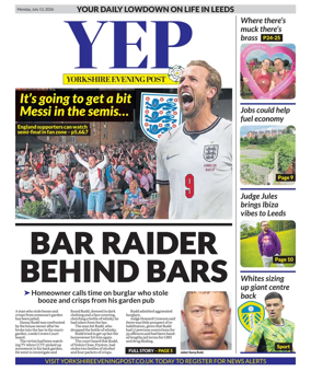 Cover of Yorkshire Evening Post