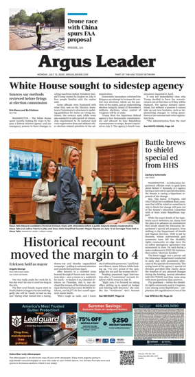 Cover of Argus Leader