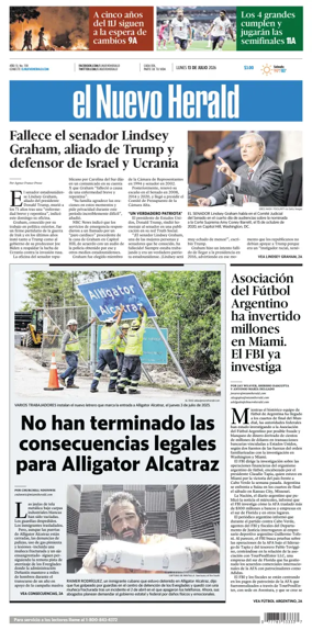 Cover of El Nuevo Herald