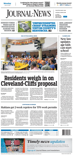 Cover of Hamilton Journal News