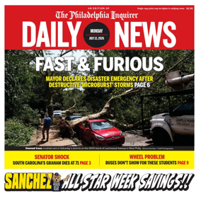Cover of Philadelphia Daily News