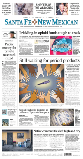 Cover of Santa Fe New Mexican
