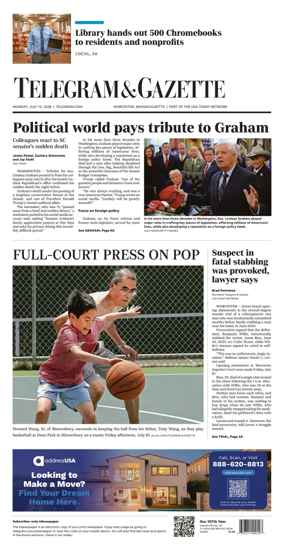 Cover of Telegram & Gazette