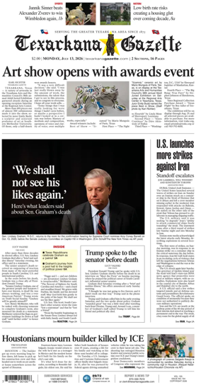 Cover of Texarkana Gazette