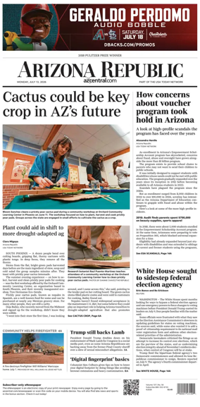 Cover of The Arizona Republic