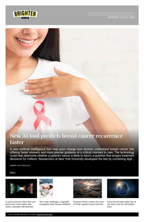 Cover of The Brighter Side of News
