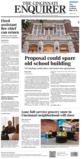 Cover of The Cincinnati Enquirer