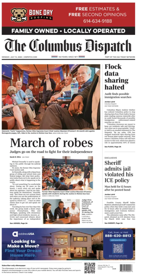 Cover of The Columbus Dispatch