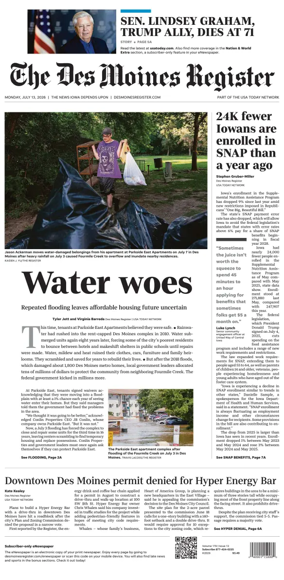 Cover of The Des Moines Register