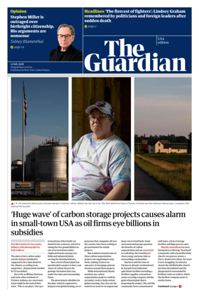 Cover of The Guardian (USA)