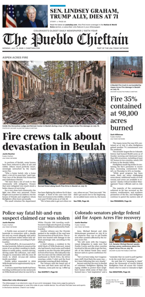 Cover of The Pueblo Chieftain