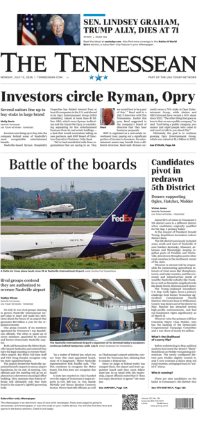 Cover of The Tennessean