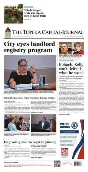 Cover of The Topeka Capital-Journal