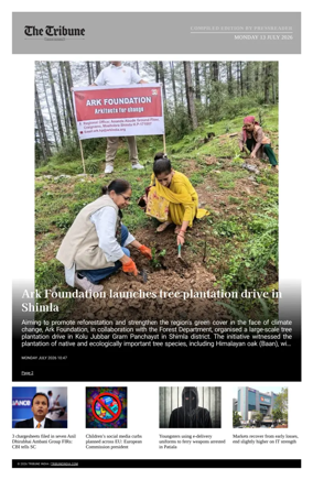 Cover of Tribune India - Compiled Edition