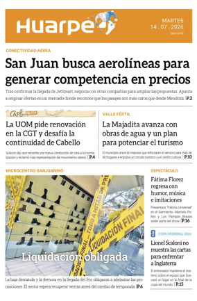 Cover of Diario Huarpe