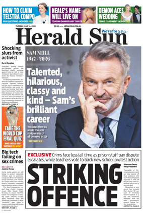 Cover of Herald Sun