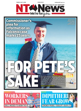 Cover of NT News