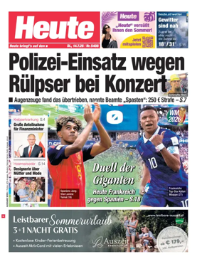 Cover of Heute - Wien Ausgabe