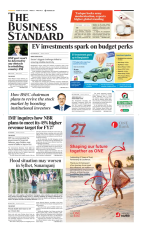 Cover of The Business Standard