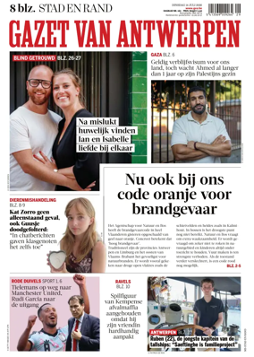 Cover of Gazet van Antwerpen Stad en Rand