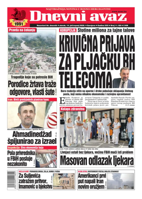 Cover of Dnevni avaz