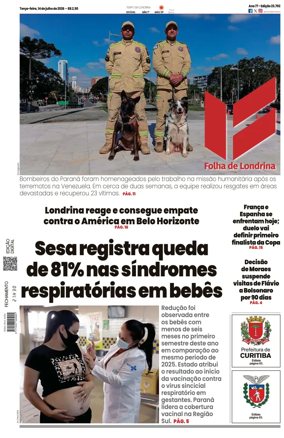 Cover of Folha de Londrina
