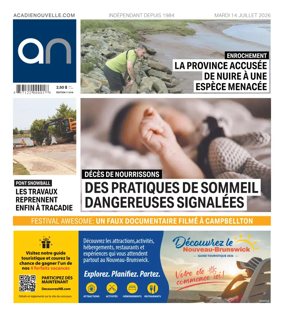 Cover of Acadie Nouvelle
