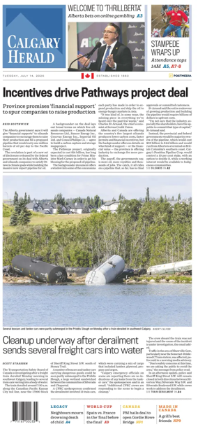 Cover of Calgary Herald