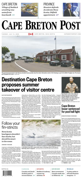 Cover of Cape Breton Post