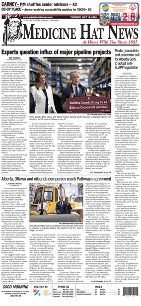 Cover of Medicine Hat News