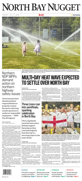 Cover of North Bay Nugget