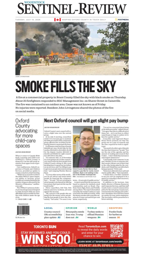 Cover of Sentinel-Review (Woodstock)