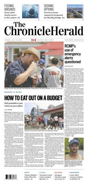 Cover of The Chronicle Herald (Metro)