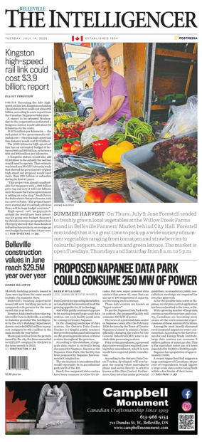 Cover of The Intelligencer (Belleville)