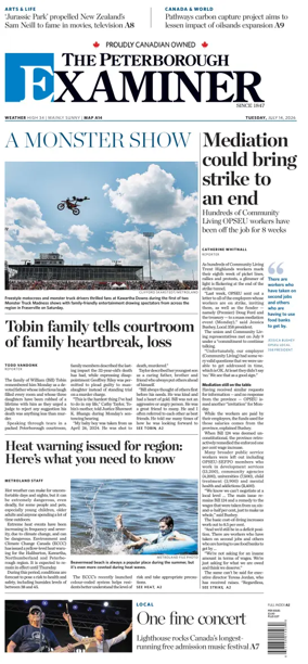 Cover of The Peterborough Examiner