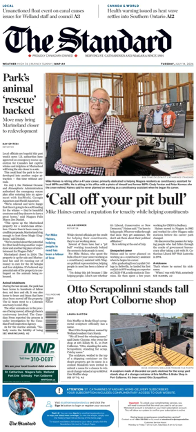 Cover of The Standard (St. Catharines)